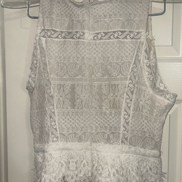 NWT ALLSAINTS Malia Lace Dress Embroidered Ivory All Saints Small Size 4 - Picture 4 of 16